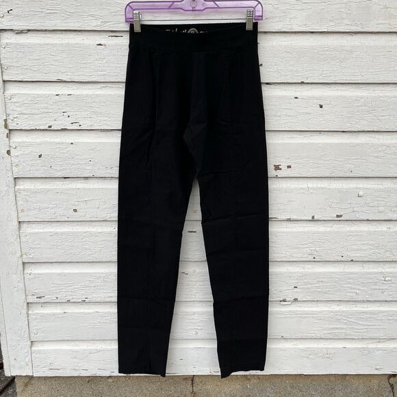 ETHYL The Classic Cozy Knit Pull On Slim Pant, Black- Size 2 - Picture 1 of 6